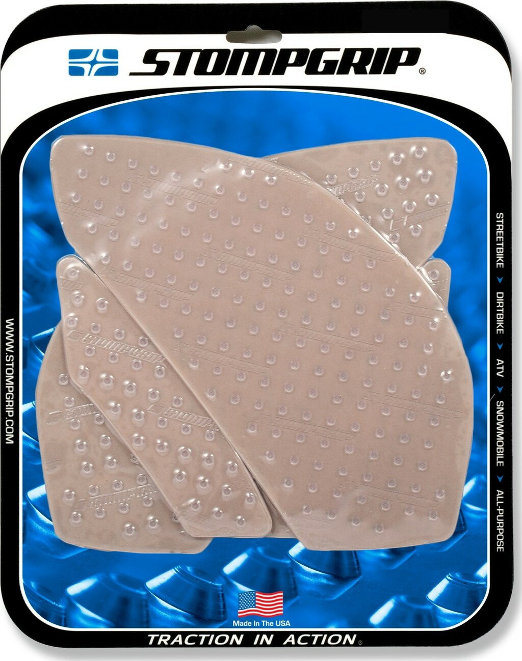 STOMPGRIP ストンプグリップ トラクションパッド ストリートバイクキット【VOLCANO】 ZX6R KAWASAKI カワサキ ニーグリップパッド