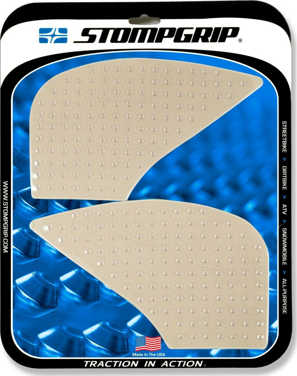STOMPGRIP ストンプグリップ トラクションパッド ストリートバイクキット【VOLCANO】 TIGER EXPLORER TRIUMPH トライアンフ タンクパッド タンク関連 外装