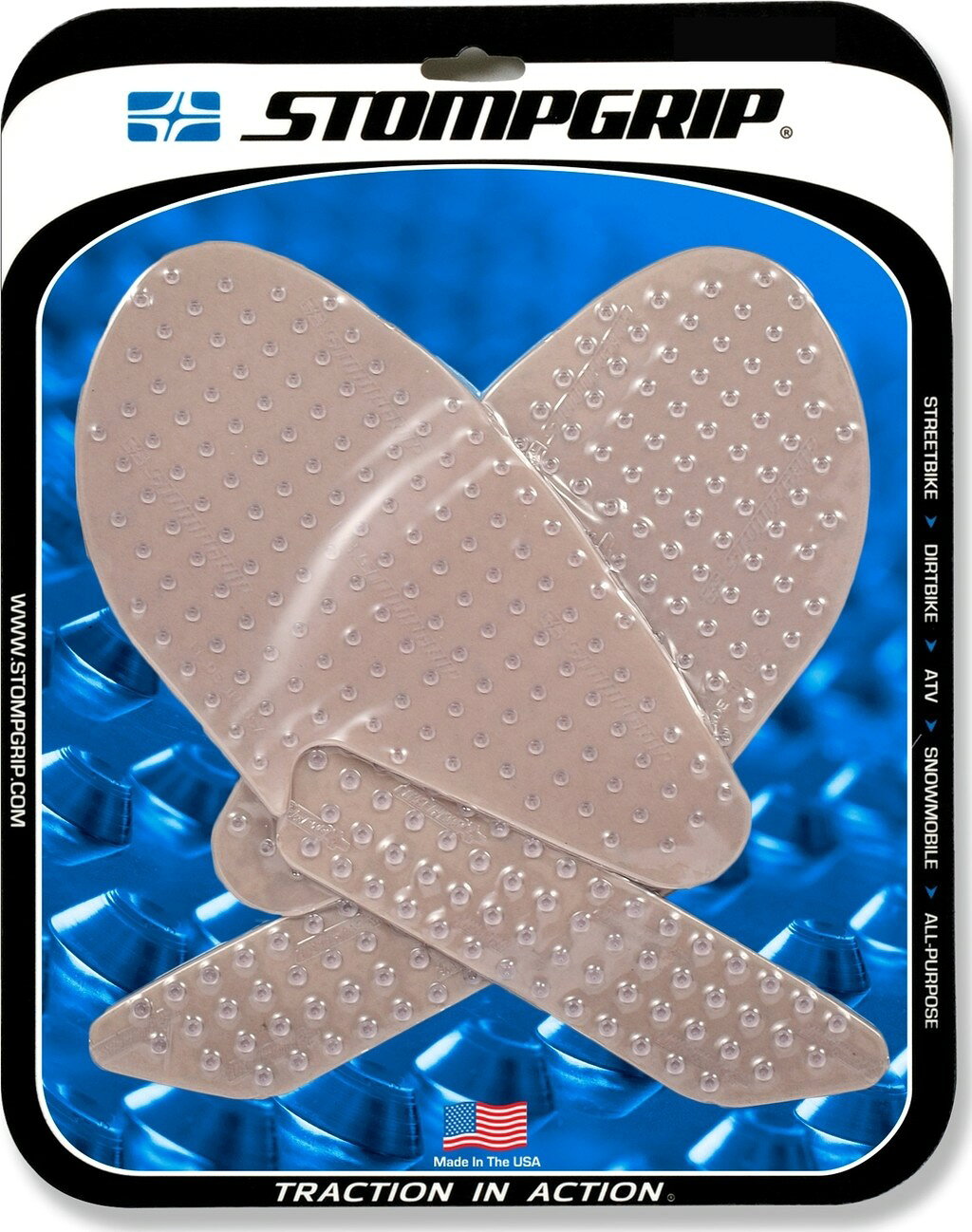 STOMPGRIP ストンプグリップ トラクションパッド ストリートバイクキット【VOLCANO】 YZF-R3 YAMAHA ヤマハ
