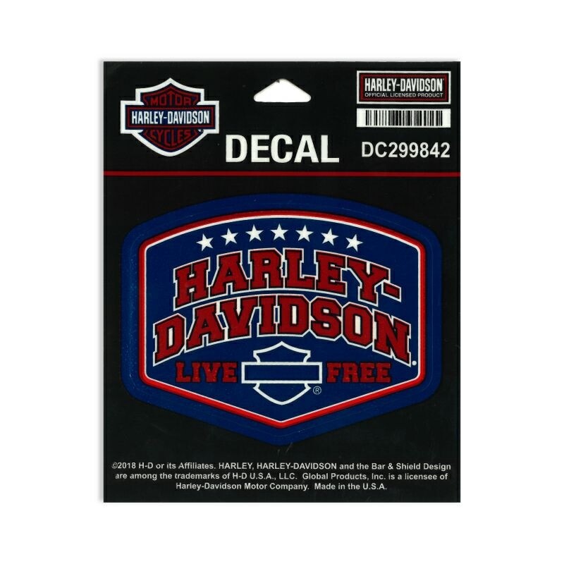 HARLEY-DAVIDSON ハーレーダビッドソン アメリカンプライド デカール ステッカー・デカール 外装