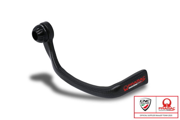 CNC Racing シーエヌシーレーシング 【PRAMAC RACING】カーボン製ブレーキレバーガード RACE マットカーボン レバーガード ハンドル