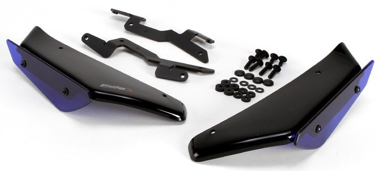 Puig プーチ サイドダウンフォーススポイラー ZZR1400 KAWASAKI カワサキ スポイラー・ウイング 外装