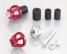 ■注意■この商品は下記となります。必ずご確認ください。カラー：レッドアルマイト■他の商品はこちらですカラー：ゴールドアルマイトはこちらカラー：ブラックアルマイトはこちらカラー：クロームメッキはこちら※リンク先に商品がない場合、すでに完売している商品となります。予めご了承ください。■商品概要Φ22.2ハンドル／内径Φ14／Φ18用【素材】アウターキャップ：アルミ削り出しバーエンド本体：ステンレス製【サイズ】外径(キャップ部)：31mm外径(バーエンド本体)：25mm長さ(キャップ部)：22.5mm長さ(バーエンド本体)：19.5mm左右1セット■詳細説明ハンドル周りの保護とドレスアップに。ドレスアップ性がアップした2ピース構造のバーエンドキャップです。■適合車種&ensp;&ensp;&ensp;備考: 汎用 Φ22.2ハンドル/内径Φ14/Φ18用