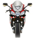 EAZI-GUARD イージーガード 車種別ストーンチッププロテクションフィルム RSV4 APRILIA アプリリア カラー：マットサーフェス（艶なし）