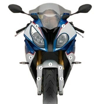 EAZI-GUARD イージーガード 車種別ストーンチッププロテクションフィルム S1000RR BMW プロテクションフィルム・保護フィルム 外装 カラー：グロスサーフェス（艶あり）