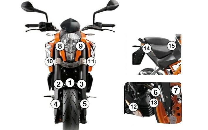 EAZI-GUARD イージーガード 車種別ストーンチッププロテクションフィルム 390 DUKE KTM プロテクションフィルム 保護フィルム 外装 カラー：マットサーフェス（艶なし）