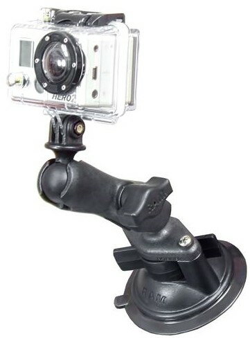 RAM MOUNTS ラムマウント GoProマウント＆ツイストロックサクションベースセット(標準アーム/プラ)