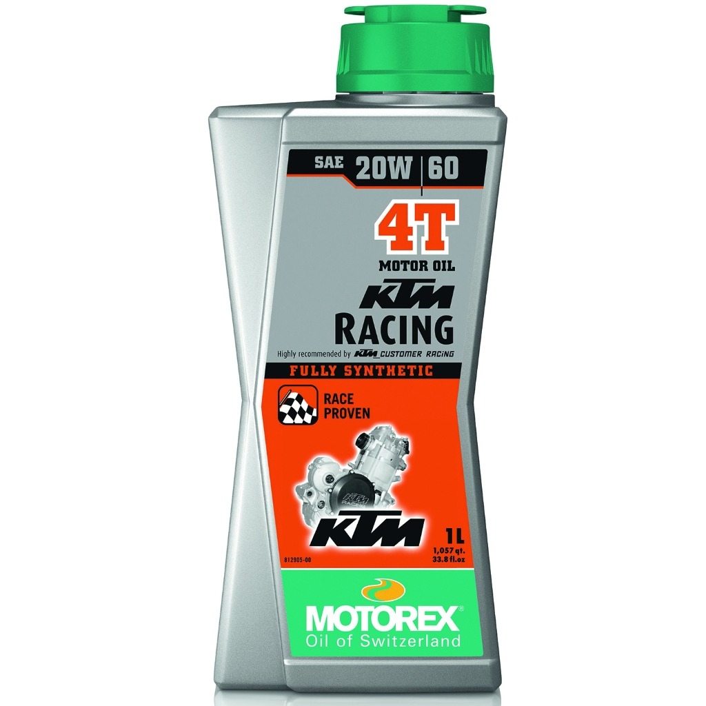 MOTOREX gbNX KTM RACING 4T (KTM [VO) y20W-60zy1Lzy4TCNICz