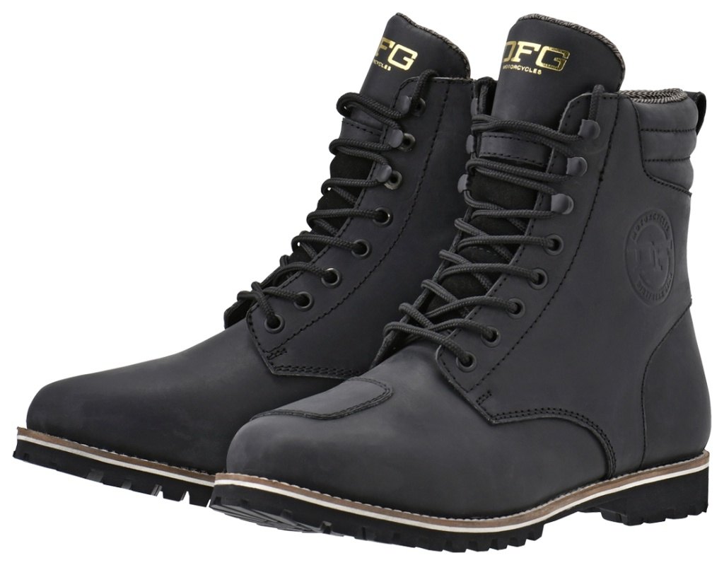 DFG ディーエフジー スクランブラー ブーツ［マットブラック］ライディングシューズ ライディングシュ..