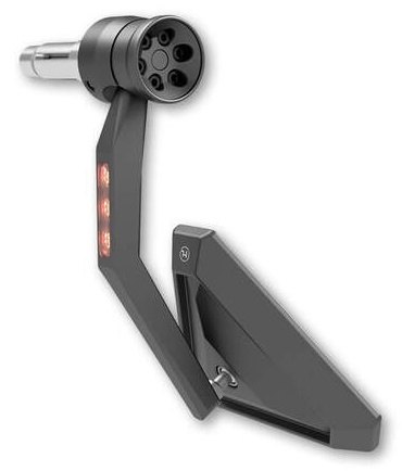 ■商品概要【メーカー品番】301-316カラー：ブラック素材：アルミニウムポジション：右／左認証：E-マークショート■詳細説明In the shape of a triangle， the HIGHSIDER TETRA handlebar endmirrorscores with its cheeky design and creates variety．Distinctive design and is optionally expandableNew arm design with fully recessed turn signal now stands evenmoreconfidently in the wind．The matt black anodised aluminium， finely bead-blasted，emphasisesthe high-quality look．LED lightingFits modern motorcycles with an inner handlebar diameter of12-22mm， i．e． most 7/8 and 1 inchDimensions:A Width head: 108 mmB Height head: 122，5 mmC Total width: 28，5 mmD Total height: 185 mmStem length: 115 mmCable length: 1000 mmWeight: 354 g■注意点※輸入品のため、説明書が付属する場合、外国語の説明書となります。※メーカー都合により商品の仕様変更がある場合がございます。ご了承ください。　※画像はイメージです。