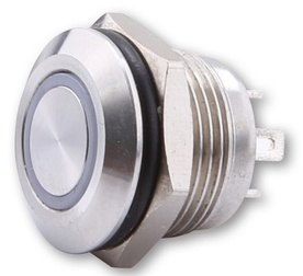 Highsider ハイサイダー プッシュボタン ステンレス鋼 LED イルミネーションリング (M12) ピース その他スイッチ スイッチ・ハーネス関係 電装系