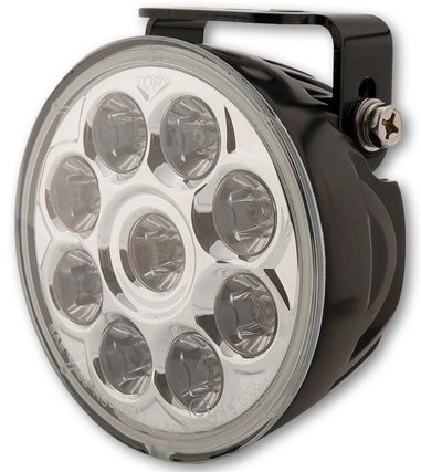 ■商品概要【メーカー品番】222-213■詳細説明HIGHSIDER LED spotlightLED spotlight with a round insert and a universal bracket．Thespotlight has cooling fins on the back and ablack orchromedreflector． A total of 9 Power-LEDs provide optimalroadillumination， E-approved．See and be seen - give your bike personality! Theunusual designandthe perfect technology of the HIGHSIDER headlamp series makeyouaeye-catching highlight in any case!dimensions:diameter: 100 mmdepth with glass:58 mmTechnical data:Current consumption at 12．5 Volt: 1．4 Ampere (approx． 17．5Watt)Light values: approx． 1200 LumenConnections:Black cable = Ground (-)Red cable = Plus high beam(+)Scope of delivery: 1 piece■注意点※輸入品のため、説明書が付属する場合、外国語の説明書となります。※メーカー都合により商品の仕様変更がある場合がございます。ご了承ください。　※画像はイメージです。