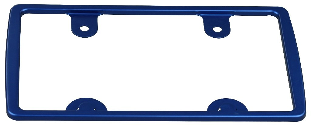 POSH Faith ポッシュ フェイス ライセンスフレーム ナンバープレートホルダー 外装 カラー：ブルー(アルマイト仕上げ)