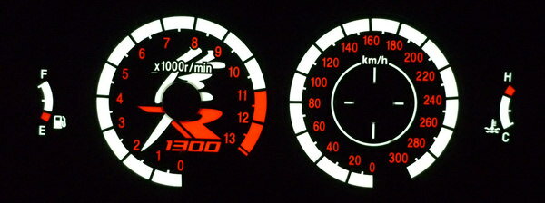 ODAX オダックス ELメーターパネル GSX1300R ハヤブサ隼 SUZUKI スズキ メーターパネル メーター・イン..