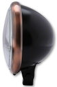 Shin-Yo シンヨー 5 3/4' headlight Bates Style black silk matt ring copper optics ヘッドライト 灯火類 電装系(2)