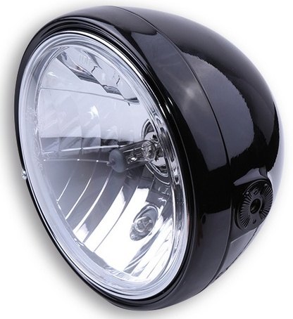 ■商品概要【メーカー品番】223-192■詳細説明SHIN YO 7 inch headlight Santa Fe， black， black matt orchRomeplated， E-approvedThe popular main headlight with its classic appearanceinhemispherical shape makes the headlight the perfect part forallconversion projects． The headlight is also robust and easytoinstall．Technical data：- Lamp H4 12V 60／55W- With parking light- Metal housing- Clear glass (prism reflector)- Side mountingDimensions：- Diameter Insert： 178 mm- Housing diameter： 205 mm- Depth： 150 mm- Depth from thread： 100 mm- Thread： M6Scope of supply： 1 piece， including lamp■注意点※輸入品のため、説明書が付属する場合、外国語の説明書となります。※メーカー都合により商品の仕様変更がある場合がございます。ご了承ください。　※画像はイメージです。