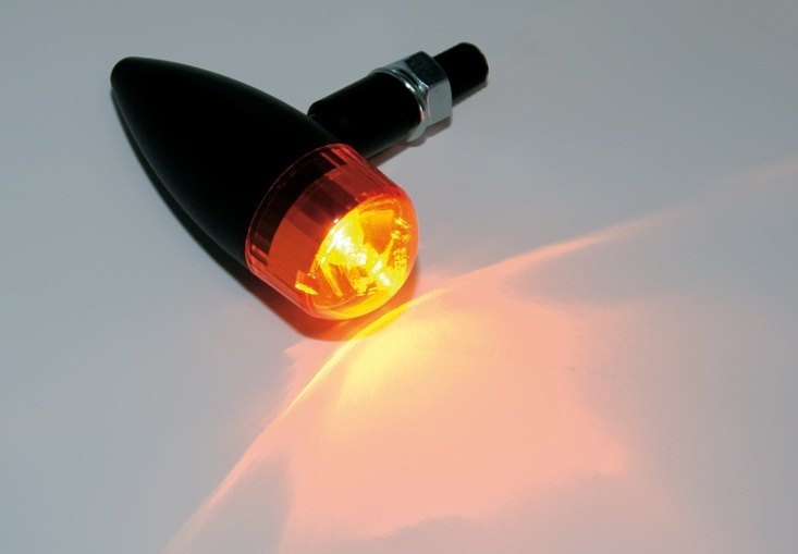Shin-Yo シンヨー Midi-Bullet turn signal black ウインカー 灯火類 電装系