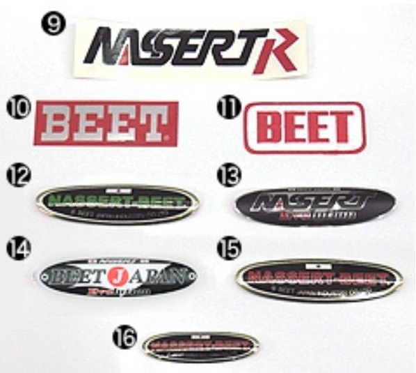 BEET ビート 耐熱 ステッカー ステッカー・デカール 外装