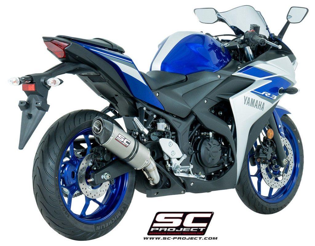SC-PROJECT SCプロジェクト オーバル スリップオンサイレンサー YZF-R25 YZF-R3 YAMAHA ヤマハ スリップオンマフラー マフラー