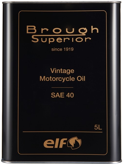 elf ����ե����� BROUGH SUPERIOR VINTAGE MOTORCYCLE OIL(�ӥ�ơ����⡼�����������륪����)��SAE40�ۡ�5L�ۡ�4�������륪����� 4�������륪���� ������