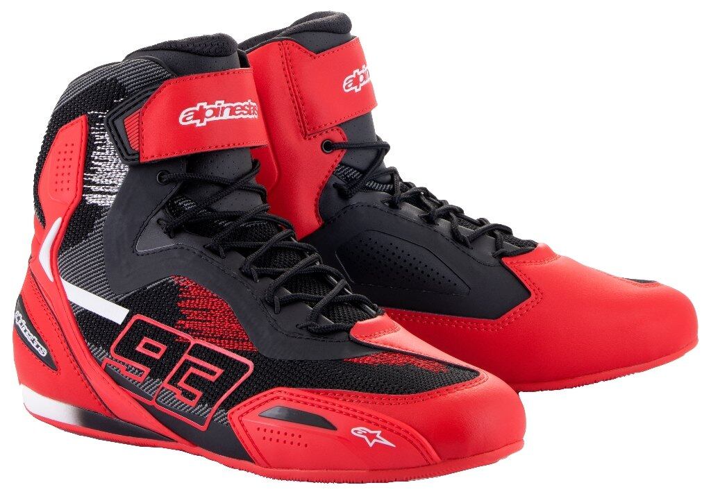 alpinestars アルパインスターズ AUSTIN KNITTED RIDING SHOE［オースティンニティッド ライディングシューズ ブライトレッド／ブラック］ フットウェア