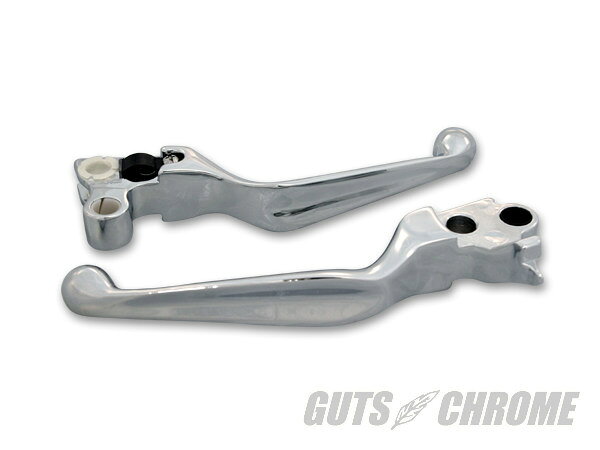 GUTS CHROME ガッツクローム 【V-TWIN】クラッチ&ブレーキレバーセット SPORTSTERファミリー ビッグツイン HARLEY-DAVIDSON ハーレーダビッドソン ブレーキレバー ハンドル周辺パーツ ハンドル