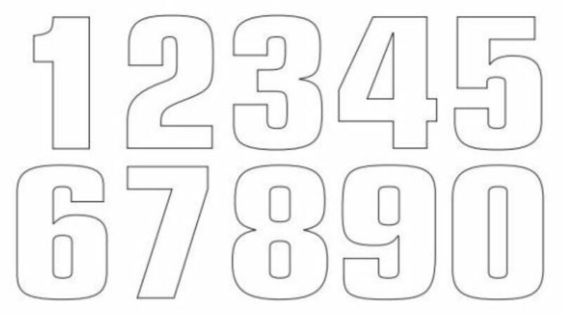 TECNOSEL テクノセル レースナンバー3 3個セット ゼッケンナンバー 外装