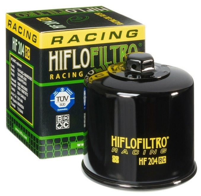 HIFLOFILTRO ハイフローフィルトロ レーシング オイル フィルター - HF204RC HONDA ホンダ KAWASAKI カワサキ MV AGUSTA アグスタ TRIUMPH トライアンフ YAMAHA ヤマハ オイルフィルター