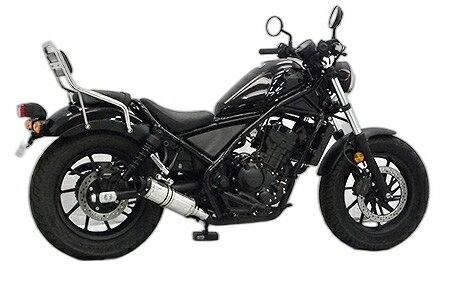 WirusWin ウイルズウィン スリップオンマフラー レブル250 HONDA ホンダ マフラー カラー：ステンレス仕様 / サイレンサー出口タイプ：スラッシュ