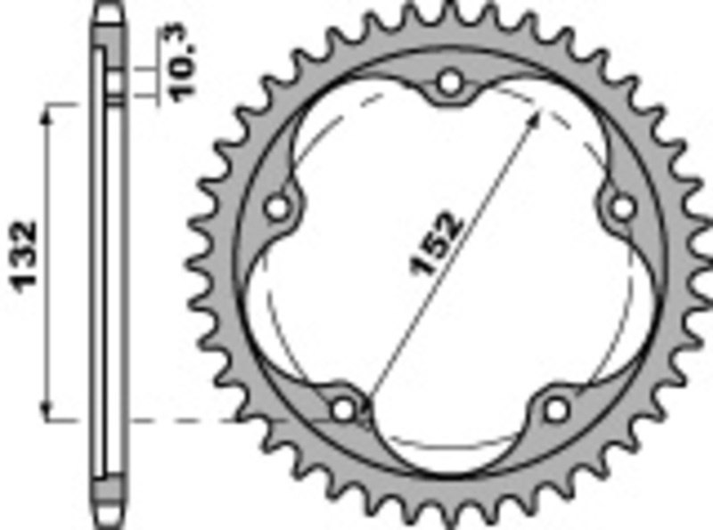 PBR ピービーアール アルミ製超軽量硬質アルマイトリアスプロケット FE 390 450 IE ／6 570 FX BRUTALE 1000 RR SERIE ORO 1078 1090 R 800 DRAGSTER RC PIRELLI 910 S 920 989 990 ROSSO SCS F3 675 F4 312 RIVALE SUPERVELOCE TURISMO VELOCE LUSSO 駆動系