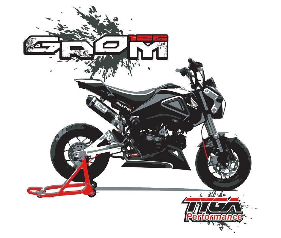 TYGA PERFORMANCE �������ѥե����ޥ� T����� HONDA GROM ���ѥ��