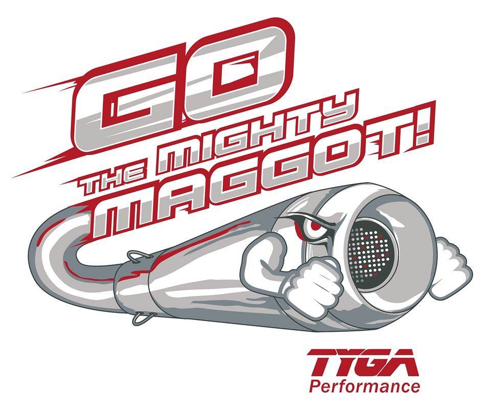 TYGA PERFORMANCE タイガパフォーマンス Tシャツ 'Go the Mighty Maggot' アパレル