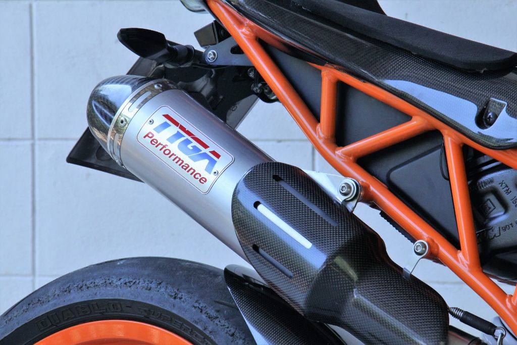 TYGA PERFORMANCE タイガパフォーマンス サイレンサー ラウンド、WSS300、レース、No fittings RC390 KTM 補修・汎用サイレンサー マフラー