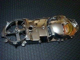 KN企画 ケイエヌキカク クランクケースカバー マジェスティ125 YAMAHA ヤマハ エンジンパーツ エンジン(2.0)