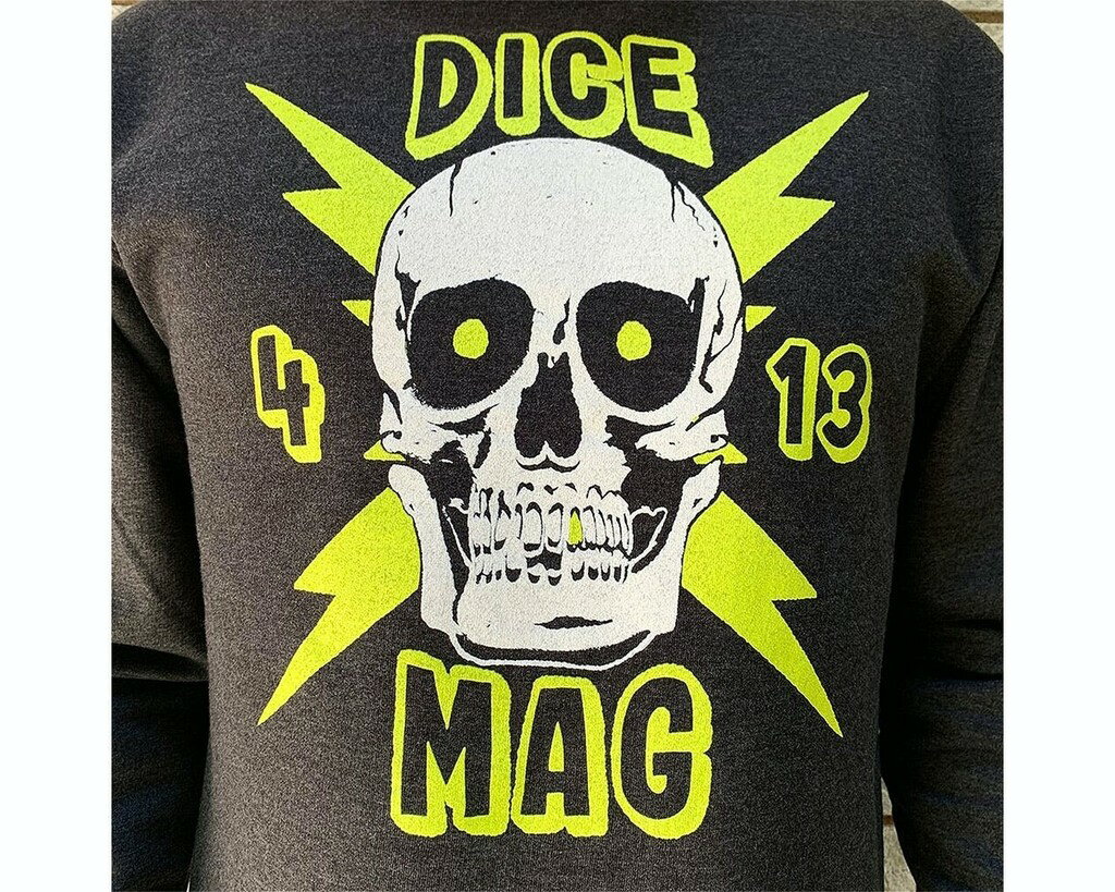 Neofactory ネオファクトリー 【DICE MAGAZINE(ダイスマガジン)】クルーネックスウェット スカル4／13 サイズ：XL