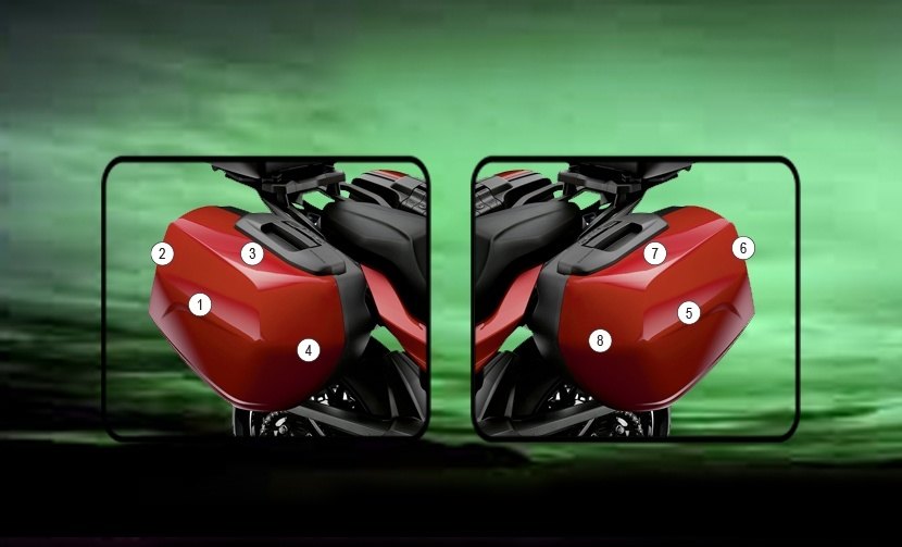 EAZI-GUARD イージーガード 車種別ストーンチップパニアプロテクションフィルム F900XR BMW プロテクションフィルム・保護フィルム 外装 カラー：マットサーフェス（艶なし）