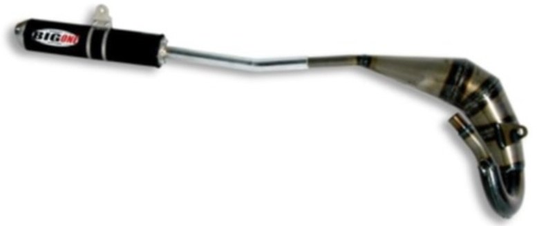 BIG ONE ビッグワン ファクトリー エキゾースト ライン スチール パイプ／ブラック アルミニウム サイレンサー RR 50 ENDURO RACING SPORT MOTARD TRACK RRT MRT PRO SM REPLICA TROPHY BETA ベータ RIEJU リエフ チャンバー マフラー