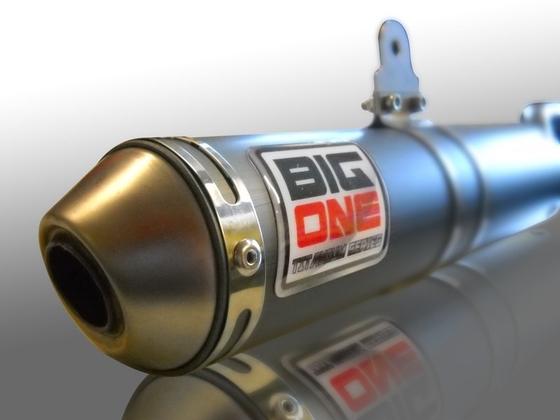 BIG ONE ビッグワン スクランブラー 125cc サイレンサー アルミニウム KMX 125 KAWASAKI カワサキ スリップオンマフラー マフラー
