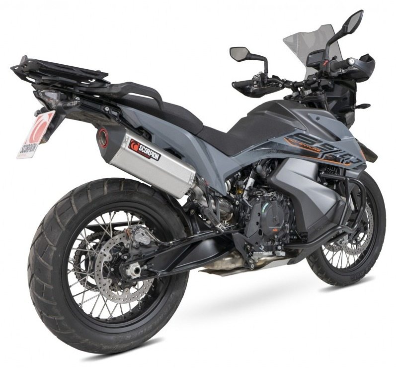 SCORPION スコーピオン セルケトパラレル スリップオンマフラー Adventure 890 R KTM マフラー タイプ：Stainless Steel Sleeve／【重量】3.15kg