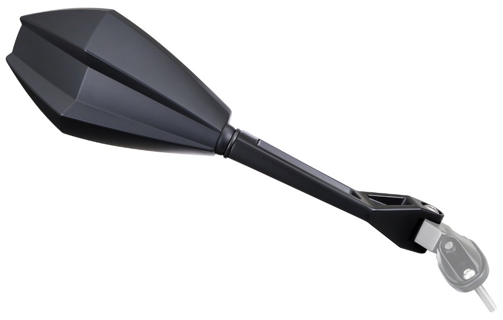 DAYTONA デイトナ 【補修・オプションパーツ】ハイビジカウルミラー エッジ ロング 補修用 ミラー＆アーム ミラー ハンドル