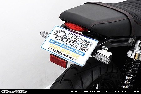 MOTORRAD BURCHARD モトラッド バーチャード サイドナンバーキット(TUV規格) Vulcan S KAWASAKI カワサキ KAWASAKI カワサキ Surface：Chrome / License Plate Size：210mm×145mm Niederlande