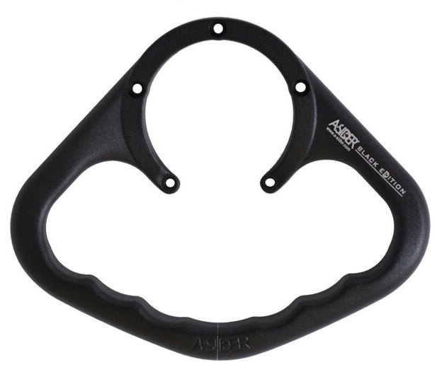 A-SIDER エーサイダー ブラックエディション タンクハンドルグリップ KTM RC39 RC 390 ADAC CUP R グラブバー・タンデムバー・シーシーバー 外装