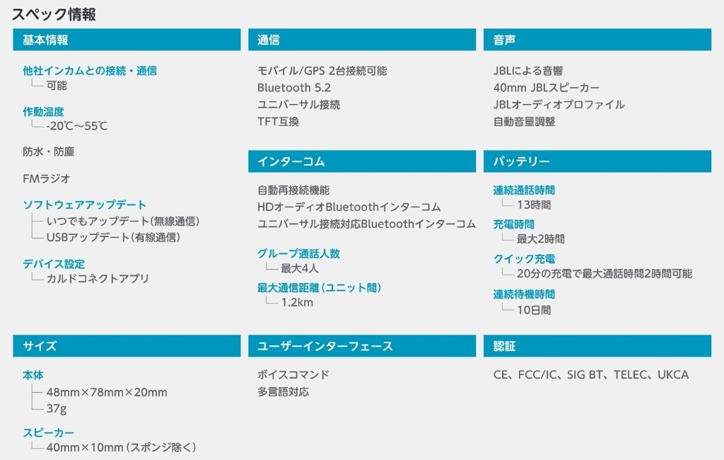 CARDO カルド FREECOM 4X シングル インカム・インターコム 電子機器類