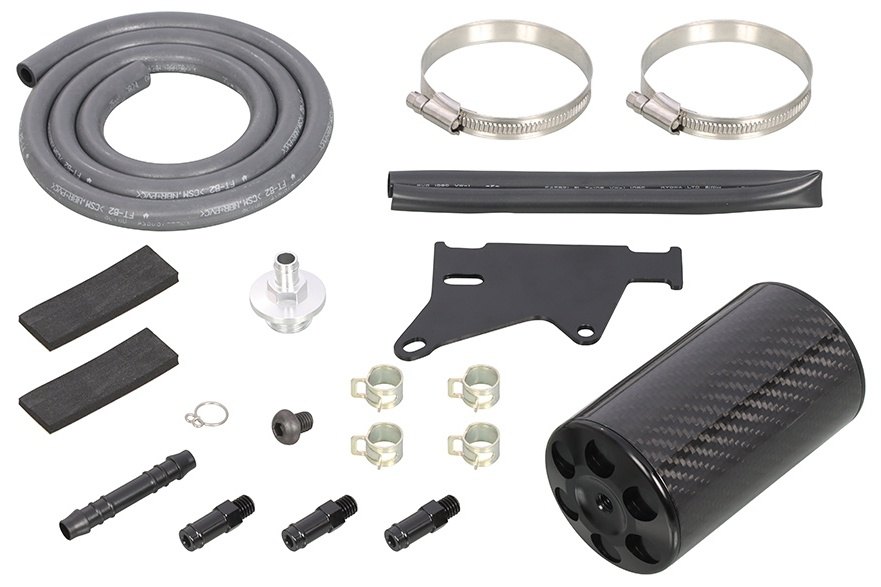 KITACO キタコ カーボンオイルキャッチタンクキット モンキー125 グロム HONDA ホンダ オイルキャッチタンク・ガソリンキャッチタンク エンジンパーツ エンジン カラー：ブラック