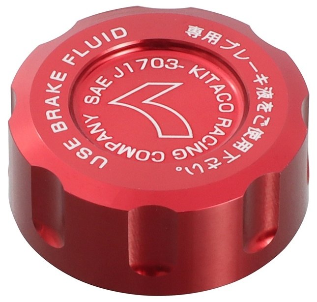 KITACO キタコ マスターシリンダータンクキャップ モンキー125 ダックス125 HONDA ホンダ マスターシリンダータンクキャップ・リザーバーカバー ブレーキ カラー：レッド