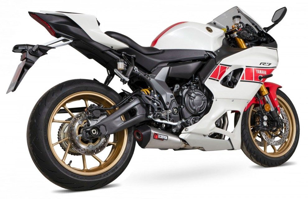 Mufflers - SCORPION スコーピオン セルケトテーパー フルエキゾーストマフラー YZF R7 YAMAHA ヤマハ マフラー タイプ：ブラッシュステンレススチール／重量：3.6kg