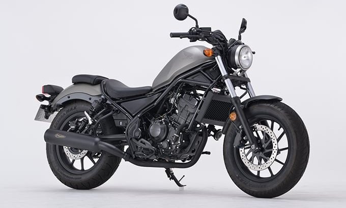 HONDA - r’s gear アールズギア ワイバンクラシック スリップオンマフラー Rebel250 HONDA ホンダ マフラー サイレンサー：ブラックエディション