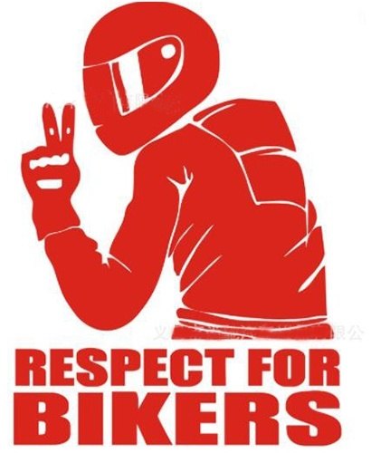 EnergyPrice エナジープライス RESPECT FOR BIKERS粘着シール ステッカー・デカール 外装