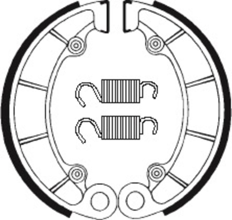 楽天ウェビック　楽天市場店TECNIUM テクニウム Street／ATV Organic Brake shoes - BA046