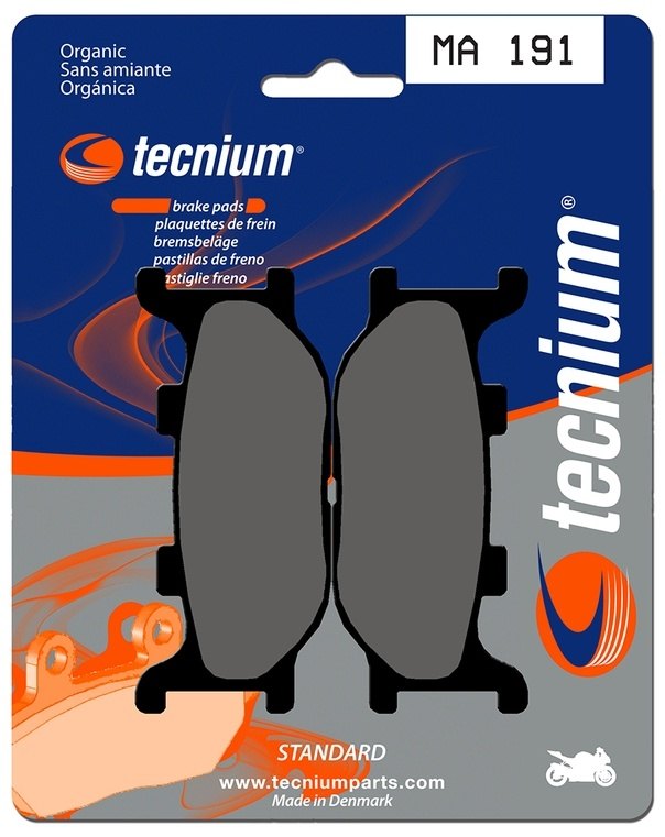 TECNIUM テクニウム ストリート ブレーキパッド MA191 SR 125 TDR TZR XV VIRAGO S XVS DRAGSTAR JUPITER 150 MZ1000 YAMAHA ヤマハ ITALJET イタルジェット MZ ブレーキ